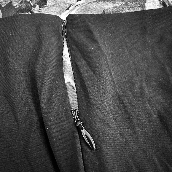 SLNY Dress Party Evening Abstract Floral Plums Ivory Blue Black NWT Sz 16 - Picture 7 of 13